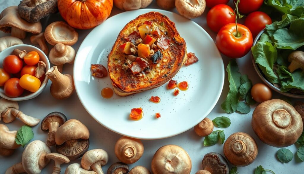 Nutritional benefits of mushrooms for a healthy brunch